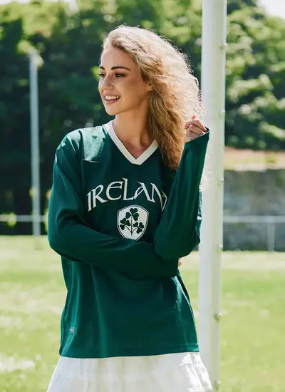 Ireland Long Sleeve Mesh T-Shirt